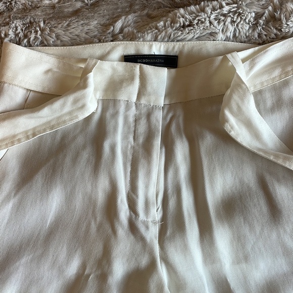 White Trousers Wide-Leg BCBG - Picture 3 of 7